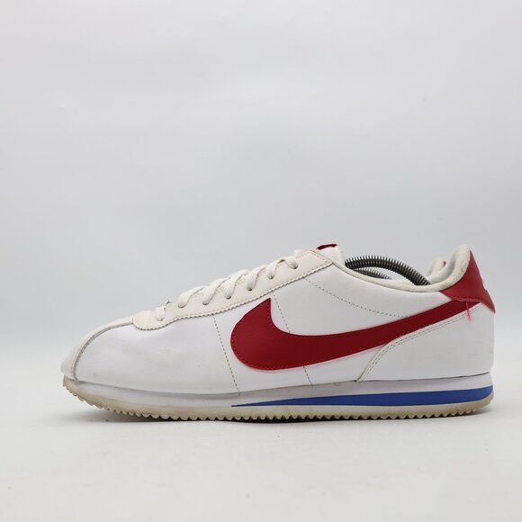 Nike Cortez Forrest Gump Leather White Red Blue Men's 13 Sneakers 819719-103 - Picture 4 of 11